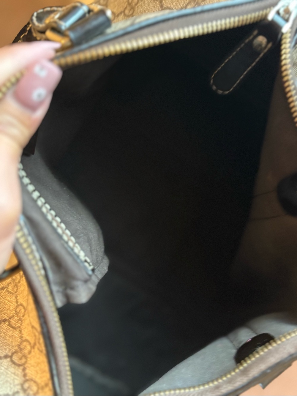 Gucci Brown GG Canvas Tote Bag - Picture 4 of 4